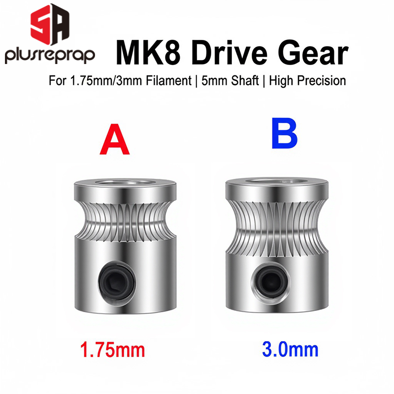 Direct Drive Extruder - Engranaje de transmisión MK8 para impresora