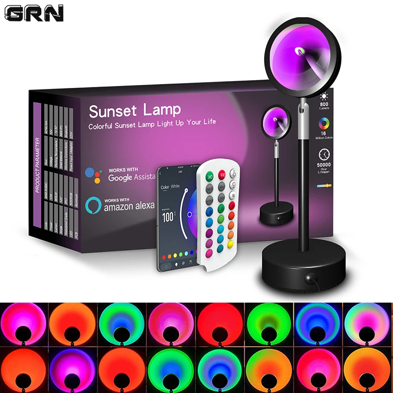 Glass Bed - Lámpara LED inteligente para decoración del
