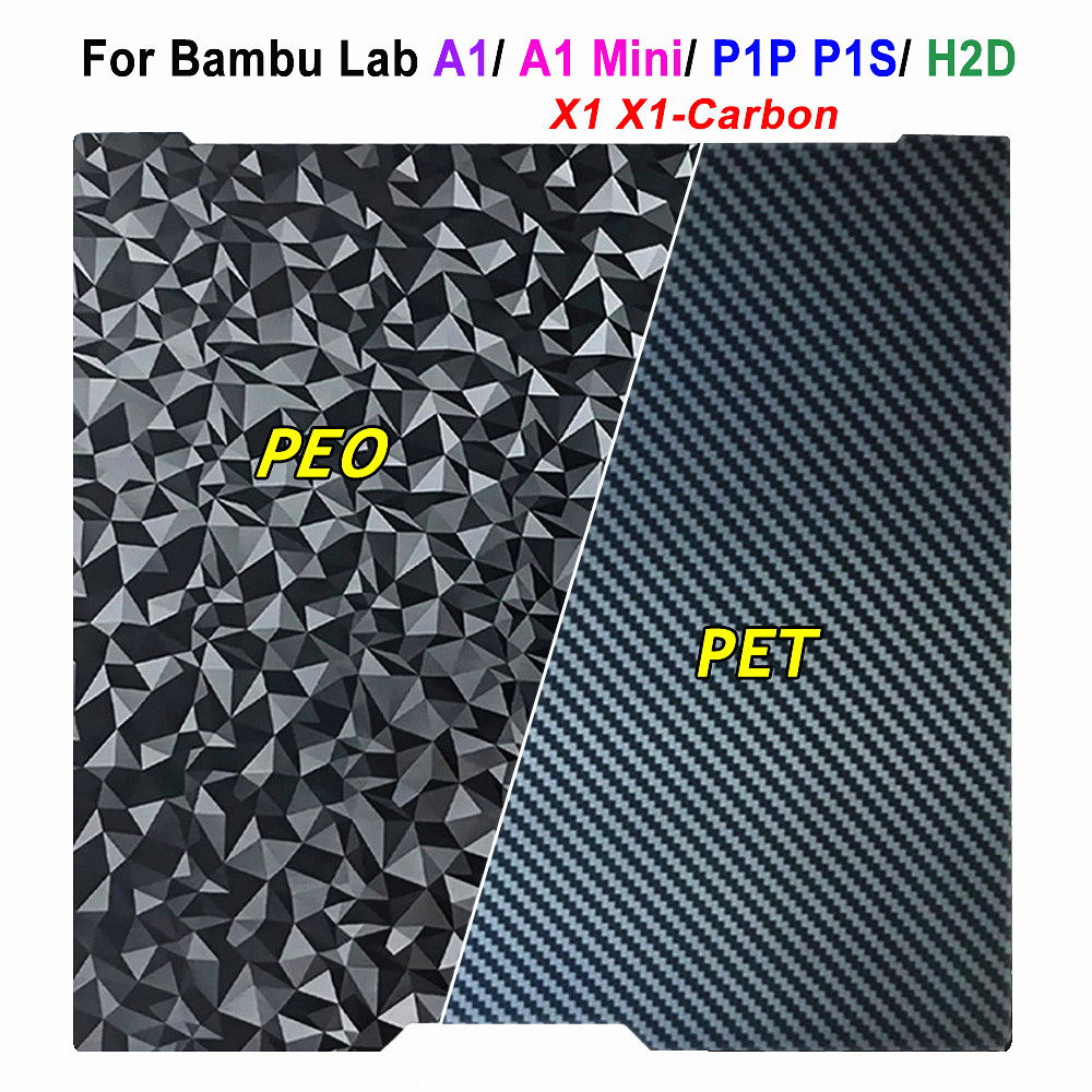 3D Printer Bed - Hoja PET PEO para Bambu Lab