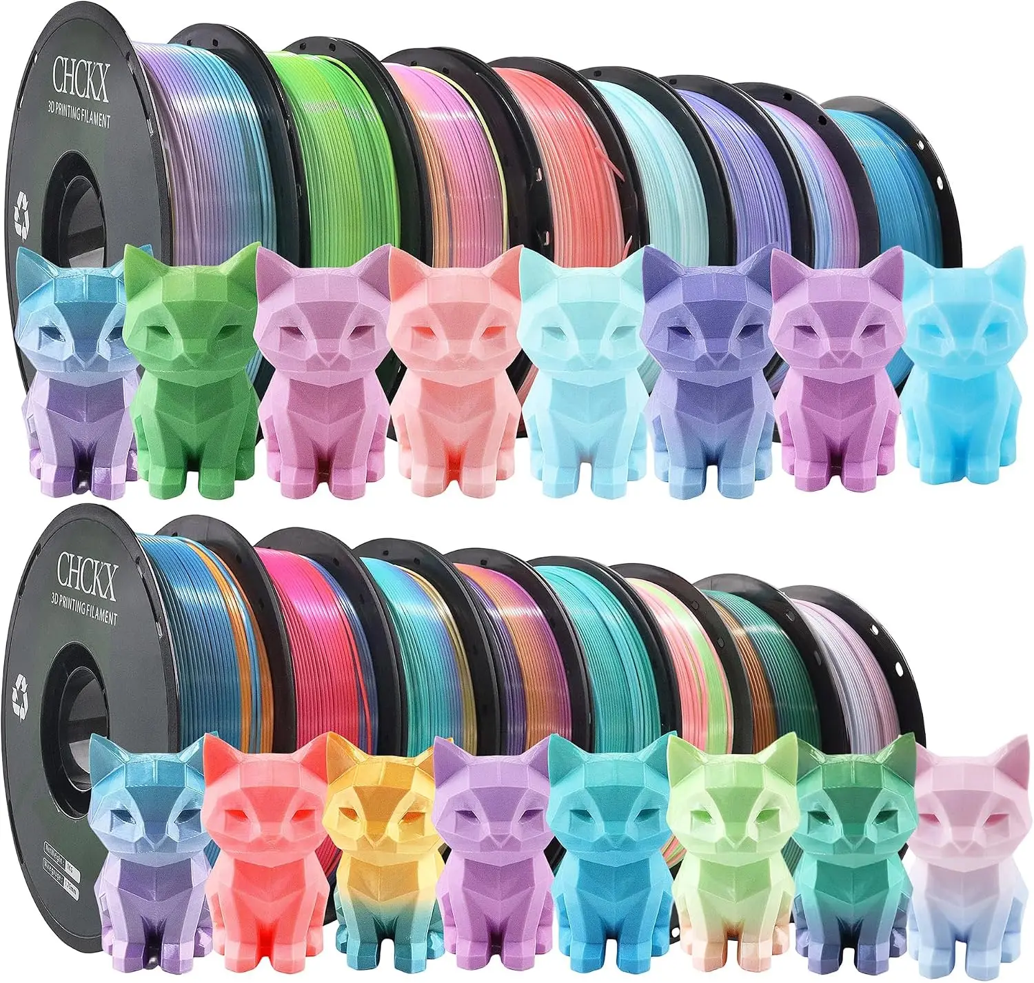 Filament 1.75 - Paquete de 16 Rollos de Filamento
