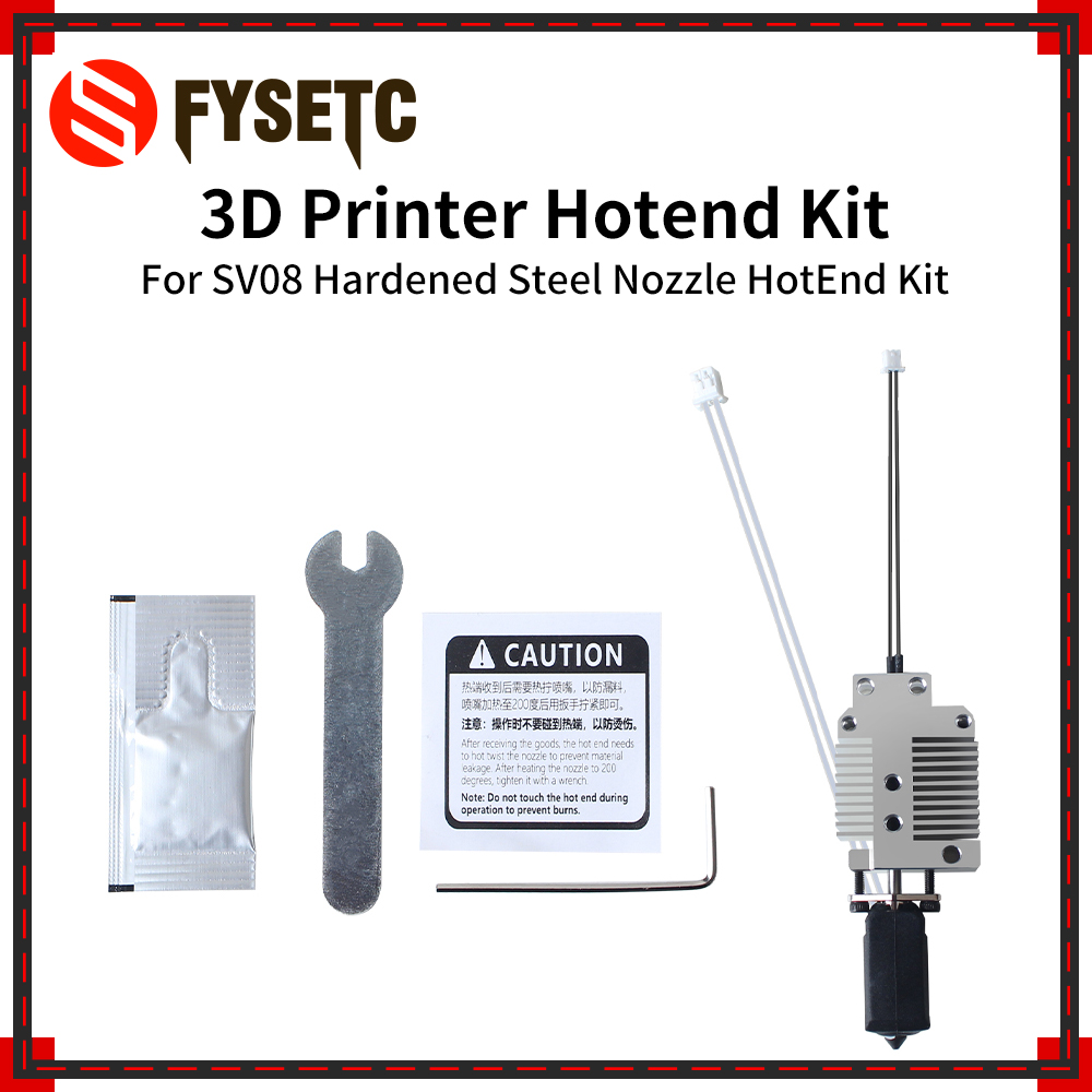 Hotend Assembly - Kit de boquilla de acero endurecido