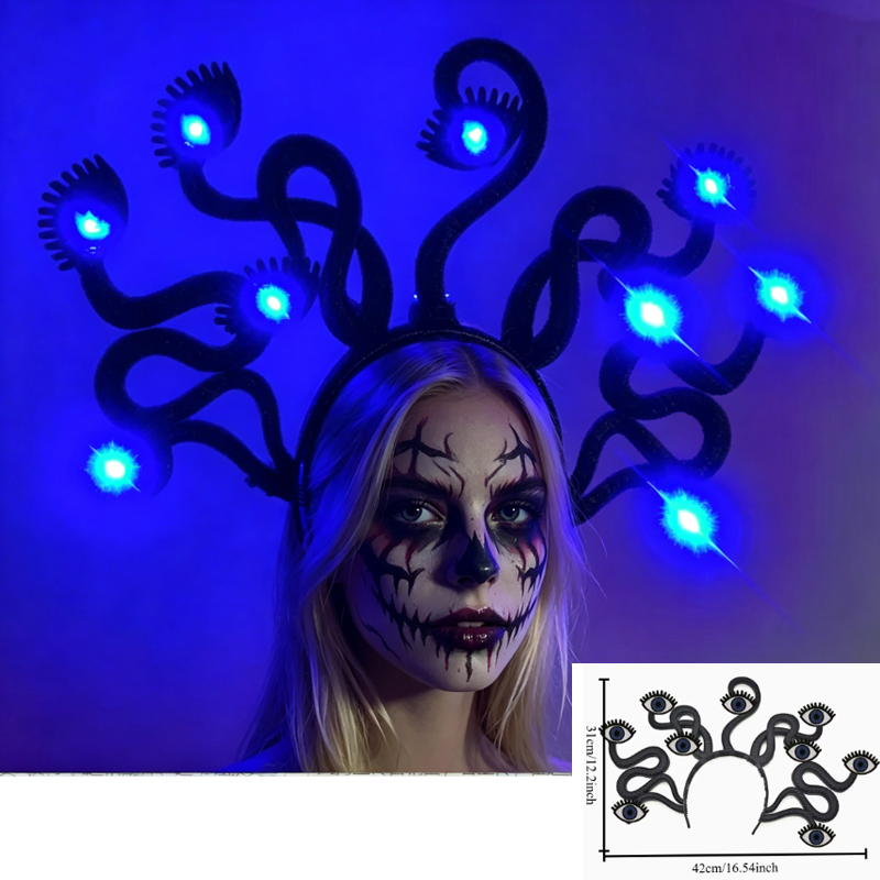Cobra Extruder - Diadema luminosa con diseño de serpiente