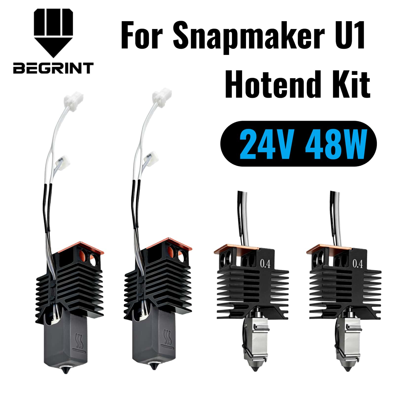 High Flow Ceramic Hotend - Kit de bloque cerámico de 24