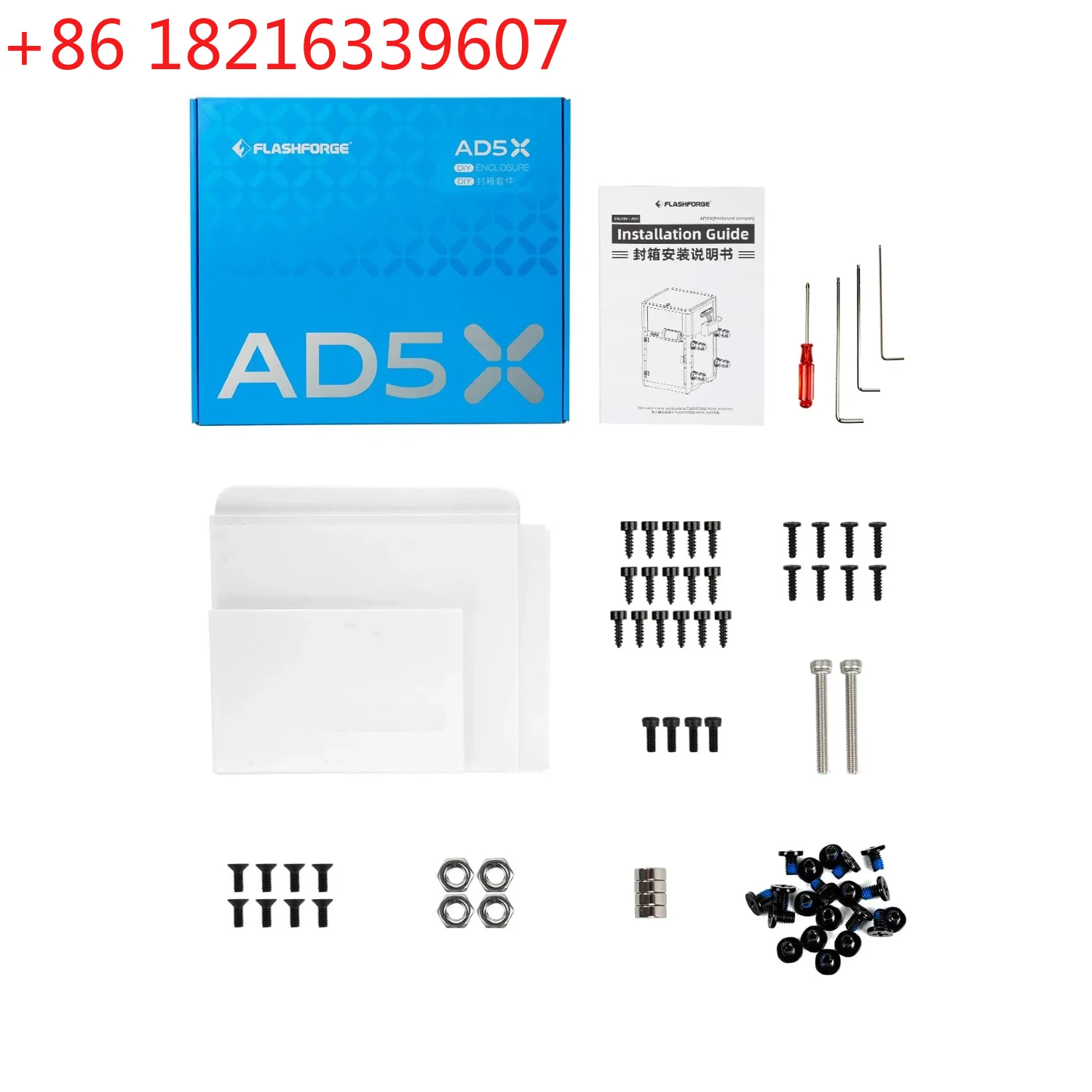 Enclosure 3D Printer - Kit de Cubierta Protectora Original FLASHFORGE