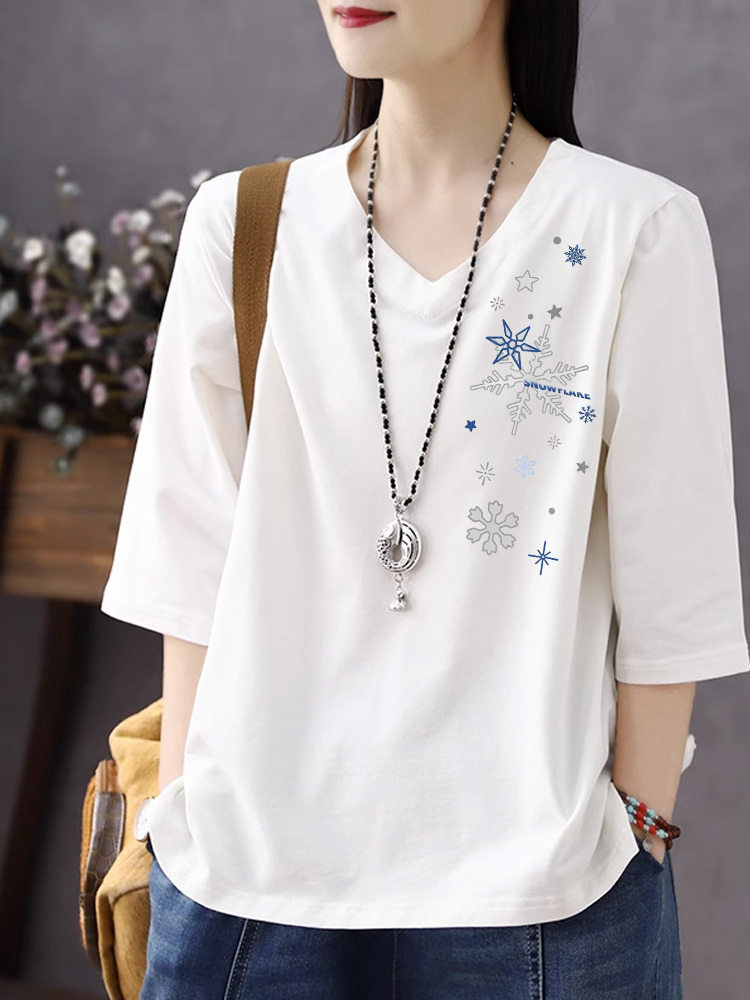 Resin Vat - Camiseta de algodón puro con cuello