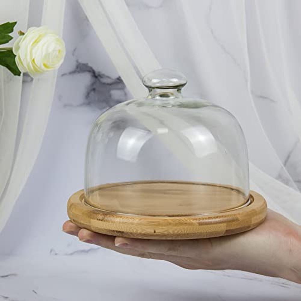 Glass Bed - Base de exhibición para pasteles 20.5*15cm,