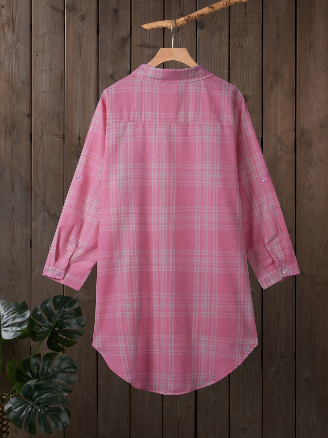 Camisa de manga larga a cuadro - Resin Vat reseña y precio
