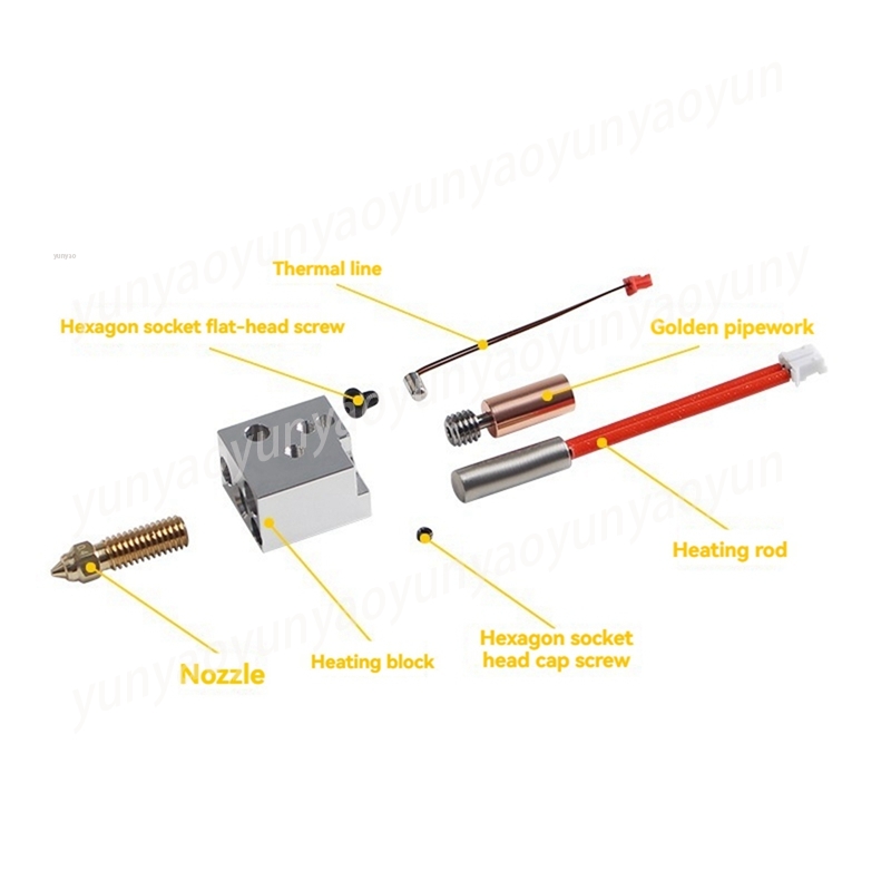 Kit Hotend Metálico de Alto Fl - Printer Nozzle reseña y precio