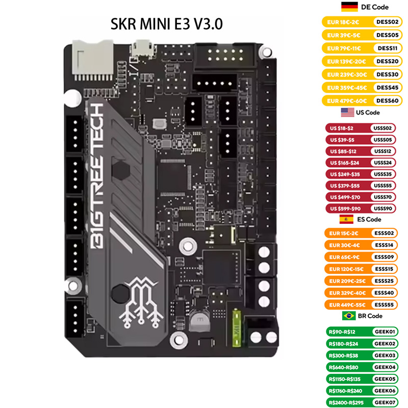 BIGTREETECH placa base SKR MIN - Direct Drive Extruder reseña y precio