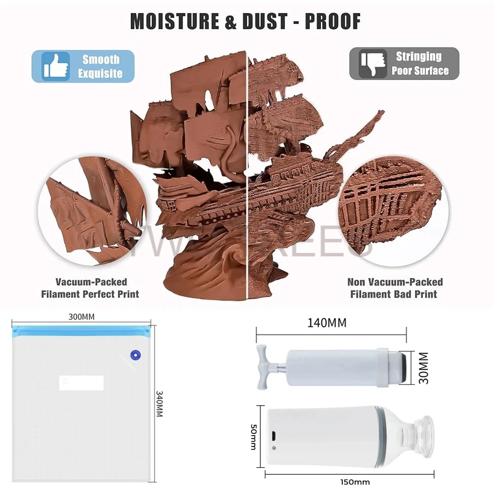 Bolsa de Vacío para Impresión  - Tpu Filament reseña y precio